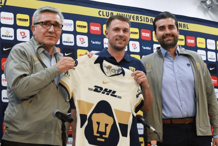 ‘แรมซี่ย์’ ลุยเม็กซิโกชูเสื้อเปิดตัวกับ ‘พูมาส’