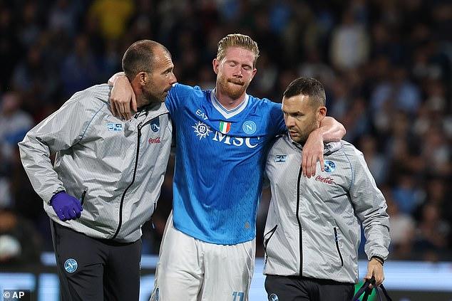 ขั้นรุนแรง! นาโปลีเฟิร์ม KDB พัก 4 เดือน