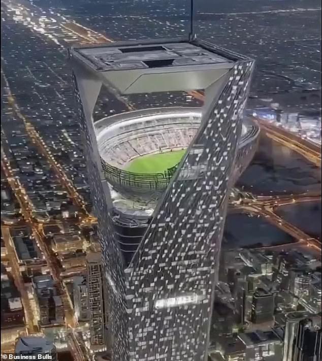 ซาอุฯ ปูดคอนเซปต์สร้าง ‘สนามลอยฟ้า’