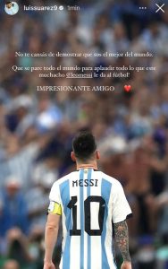 สุดเกิ๊น! ซัวเรซซูฮก ‘เมสซี่’ นายแน่มาก