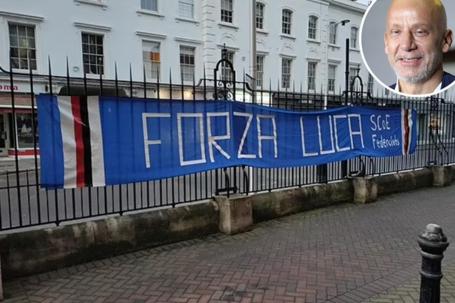 Forza Luca! แฟนลา ซามพ์แขวนป้ายเชียร์ ‘วิอัลลี่’ สู้มะเร็ง
