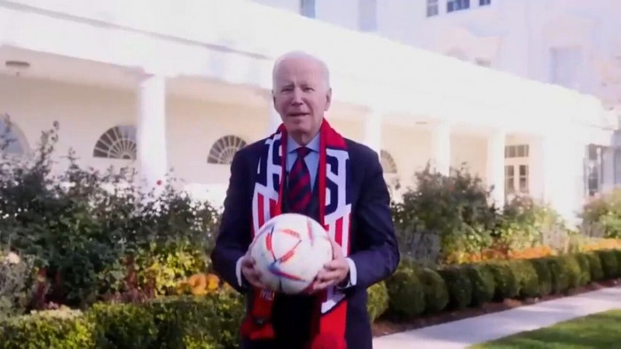 ฟุตบอลชนะซ็อคเกอร์! นายก ‘กังหัน’ โพสต์เอาคืน ‘ไบเดน’