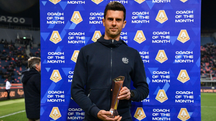 เจ้าของ 2-7-2! ‘ม็อตต้า’ กุนซือยอดเยี่ยมเซเรีย อาเดือนก.พ.