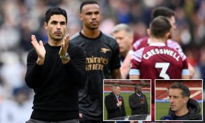 เนฟเห็นต่าง! คีน,เบงค์ร่วมเตือน ‘ปืน’ วืดแชมป์คือหายนะ