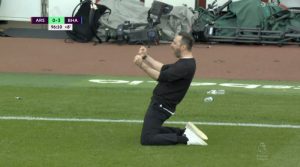 สองมาตรฐาน! คีโอว์นไม่ปลื้ม ‘เด แซร์บี้’ ดีใจสไลด์เข่า