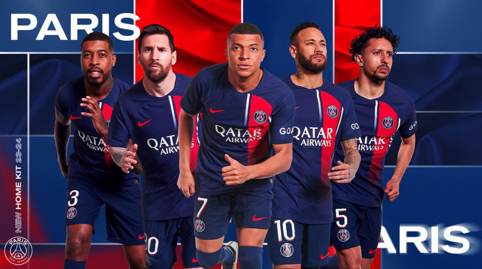 เมสซี่ยังอยู่! P$G เปิดตัวเสื้อใหม่สามประสานมาครบ