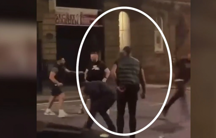 ป้องกันตัว! เผยคลิป ‘ลาสเซลล์ส’ แลกหมัดหน้าไนท์คลับ