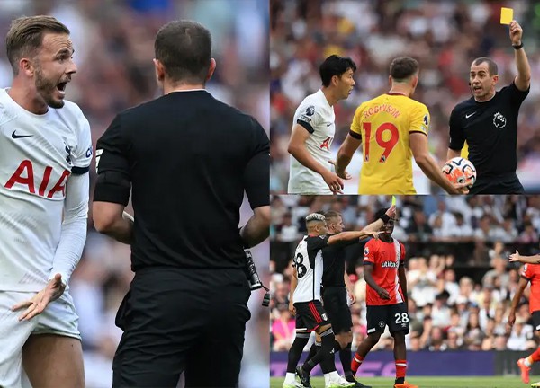 เผยพรีเมียร์ลีกวันนี้แจกเหลือง ’44 ใบ’ มากสุดในปวศ.