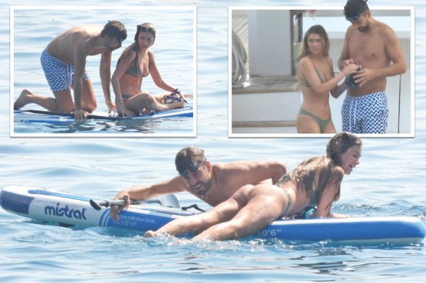 ปีเก้ควง ‘น้องคลาร่า’ ล่องเรือ, เล่นทะเลชื่นมื่น