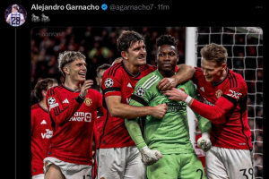 FA สอบ ‘การ์นาโช่’ ใช้อีโมจีลิงร่วมดีใจ ‘โอนาน่า’