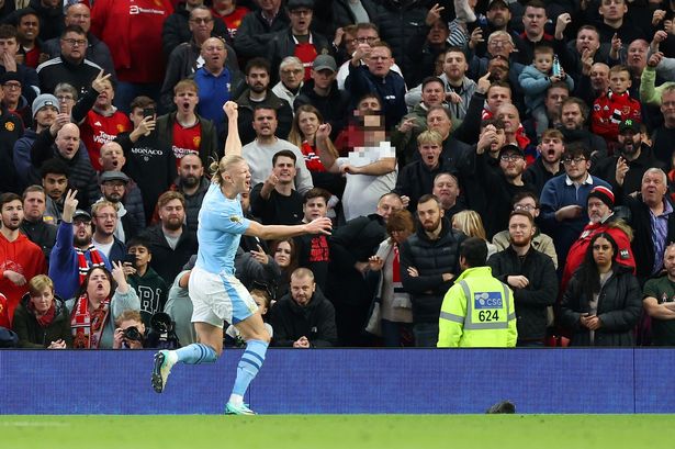 ตำรวจจับแฟนบอลปาของใส่ ‘ฮาลันด์’ ตอนยิงผี