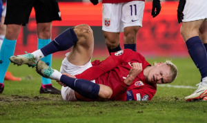 เรือมีเสียว… หมอนอร์เวย์เผย ‘ฮาลันด์’ ข้อเท้าพลิก