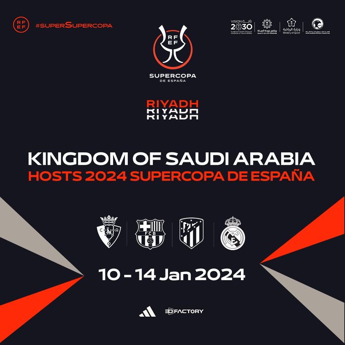 ซาอุฯ จ่าย 40 ลย. จัด ‘ซูเปร์ คัพ’