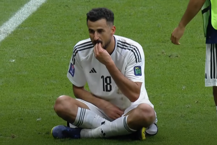 โค้ชอิรักโวย ‘ฮุสเซน’ ไม่ควรแดง ดีใจท่า ‘นั่งกินข้าว’