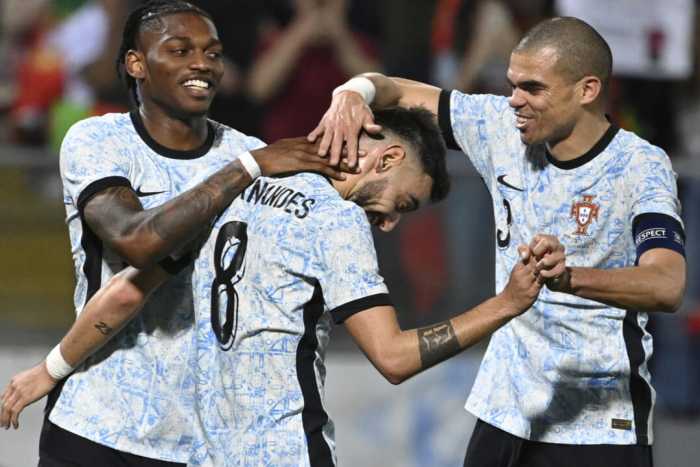 เลเอาเปิดงาน! บรูโน่ยิง+จ่าย ‘ฝอยทอง’ อุ่นอัดสวีเดน 5-2