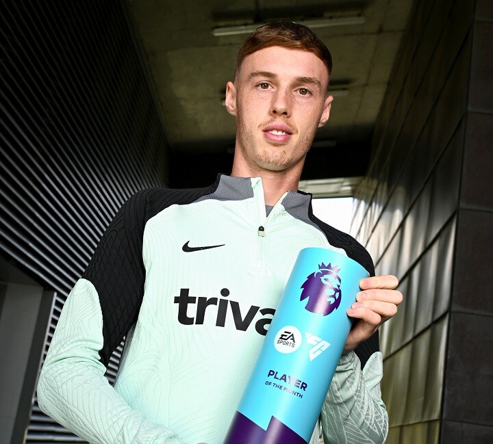 4 นัด 7 ตุง! ‘พัลเมอร์’ สอยแข้งยอดเยี่ยมเดือนเมษาฯ