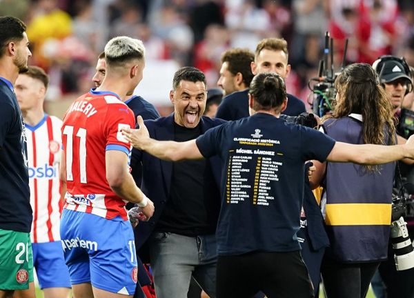 ‘มิเชล’ ยกเครดิตลูกทีมหลังกิโรน่าซิวตั๋ว UCL หนแรกปวศ.