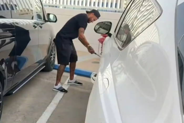 ขอเอาคืน! ‘เนย์มาร์’ กรีดล้อรถ ‘โลดี้’ หลังโดนแกล้ง