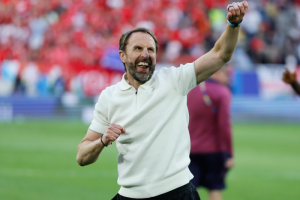 เซาธ์เกตปลื้ม ‘สิงโต’ ฟอร์มดีสุดตั้งแต่เริ่มยูโร