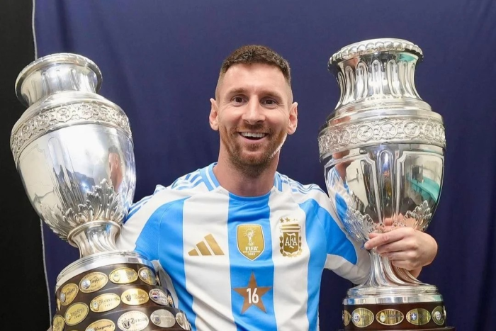 ‘เมสซี่’ แซงอัลเวส คว้าแชมป์มากสุด 45 ถ้วย