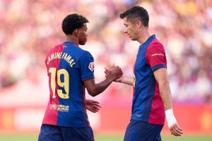 ‘เลวาน’ รับถึงกับว้าวตอนเห็น ‘ยามาล’ ซ้อมหนแรก