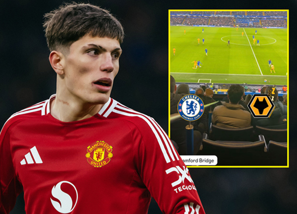 ไปทำไรน้อ?! เอเยนต์ ‘การ์นาโช่’ โผล่ชมเกม สิงห์-วูล์ฟส์