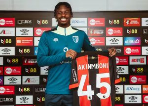 บอร์นมัธเช็คบิล ‘อคินเอ็มโบนี่’ หลังดาวรุ่งเมกา