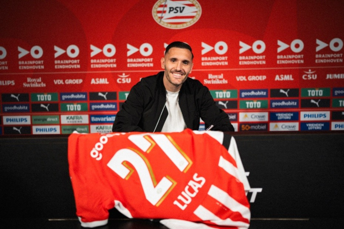 PSV เซ็นฟรี ‘ลูคัส เปเรซ’ อดีตหอกปืน