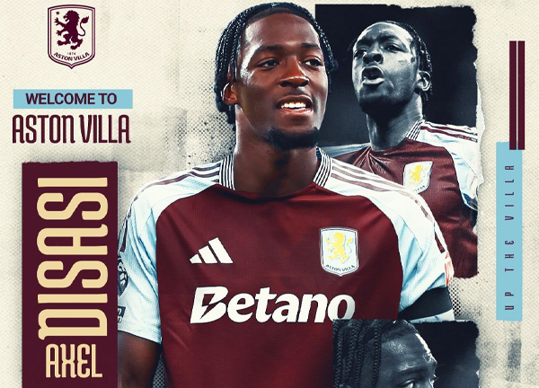 วิลล่าปิดตลาดยืม ‘ดิซาซี่’ เพิ่มอ็อปชั่นเกมรับ