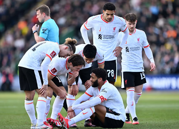 หงส์ปวดหัว! สล็อทไม่ชัวร์ ‘โกเมซ’ เจ็บแผลเดิม