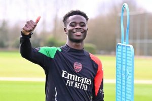 ‘ซาก้า’ ยิ้มแฉ่งหวนลงซ้อมกับปืนแล้ว