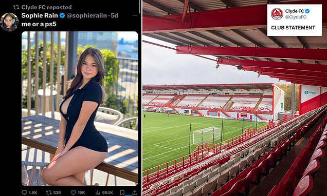 ทีมลีกสก็อตลั่นแชร์โพสต์ดาว Only Fans