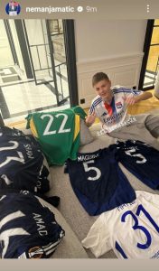 เพื่อนเก่า?! ‘มาติช’ โพสต์เสื้อ ‘ฮีตัน’ หลังเกมเจ๊าผี