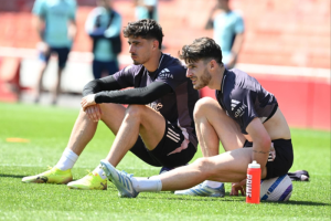 ดาวยิงที่รอคอย! ‘ฮาแวร์ตซ์’ หวนซ้อมร่วมทัพปืน