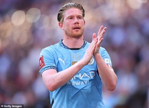 ขอบคุณ…KDB พูดไม่ออกอำลาแฟนเรือครั้งสุดท้าย