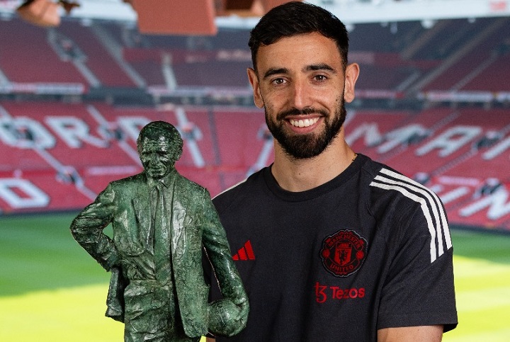 สมัยที่ 4!! ผีประกาศ ‘บรูโน่’ คว้าแข้งแห่งปีของสโมสร