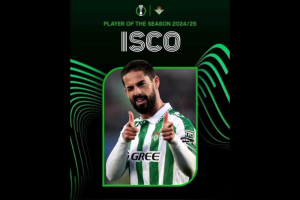 ‘อิสโก้’ คว้าแข้งยอดเยี่ยมคอนเฟอเรนซ์