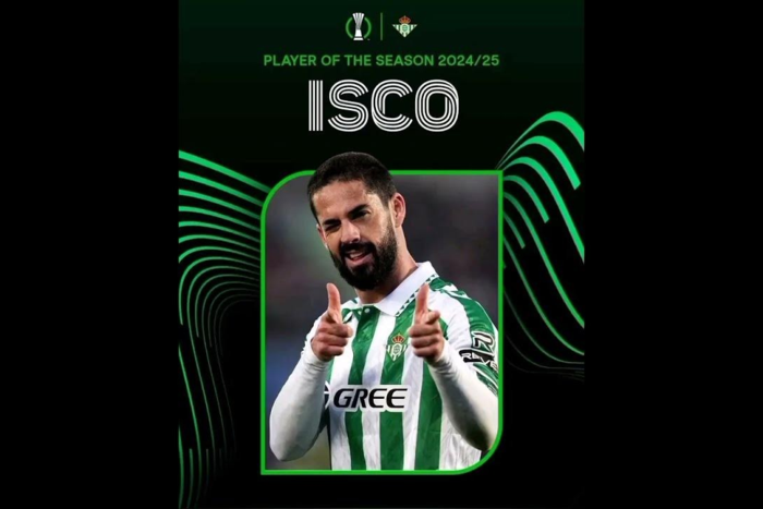 ‘อิสโก้’ คว้าแข้งยอดเยี่ยมคอนเฟอเรนซ์