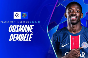 ‘เด็มเบเล่,ยามาล,ไรซ์’ นำทัพทีมยอดเยี่ยม UCL