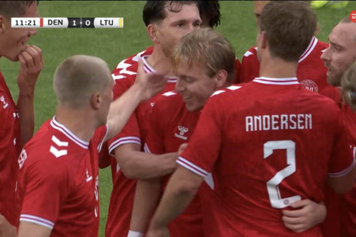 ‘บีเร็ธ’ เปิดซิงยิงประตูแรกทีมชาติเดนมาร์ก