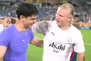 อ่านปากผิด! ‘ฮาลันด์’ แจงเปล่าชวน ‘โบโน่’ เฝ้าเสาเรือ