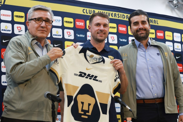 ‘แรมซี่ย์’ ลุยเม็กซิโกชูเสื้อเปิดตัวกับ ‘พูมาส’