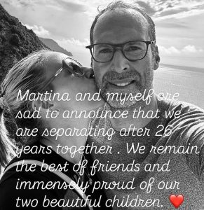 ‘เช็ค’ เศร้าประกาศแยกทางเมียปิดตำนานรัก 26 ปี