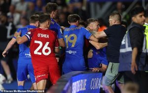 เปิดก็ปูดเลย! ‘แฟนลูกโลก’ ปรี่เอาเรื่องแข้งม้าขาวฉลองประตู