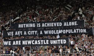 We are Newcastle! แฟนนิวฯขึ้นป้ายหมายแทงใจ ‘อิซัค’