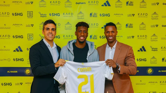 อัล-นาสเซอร์ เปิดตัว ‘โคมัน’ เสริมแนวรุก 30 ลย.