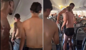 เครื่องแอร์เสีย! ‘แข้งโมนาโก’ แก้ผ้าเหลือกกน.ลงรันเวย์