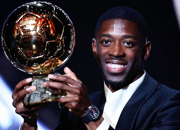 เผย ‘เดมเบเล่’ กวาด 73 จาก 100 เสียงบัลลงดอร์