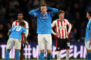 แม็คโทเบิ้ลไม่พอ! ‘นาโปลี’ นำก่อนเละโดน PSV ยิง 6-2