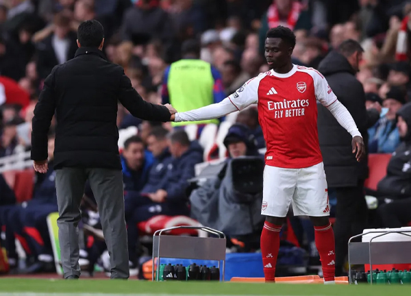 วัลคอตต์ชี้แม้แต่ ‘ซาก้า’ ก็ไม่การันตีตำแหน่งปืน